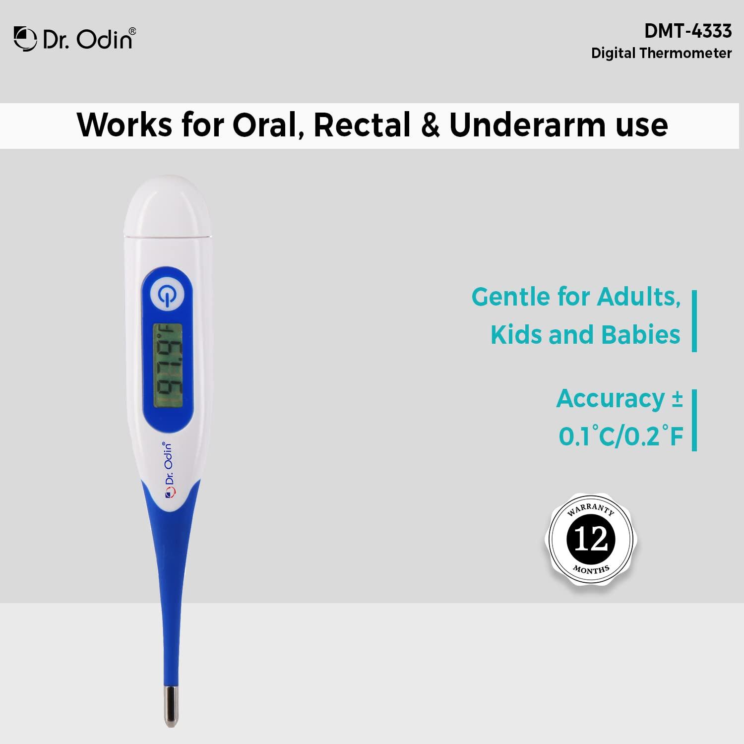 Dr. Odin Dr. Odin DMT-4333 Digital Medical Thermometer - Blue