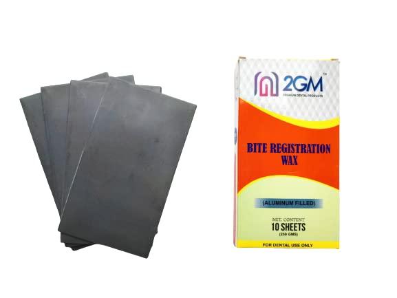 2GM 2GM Dental Alu Wax - 250g, Precise Dental Bite Registration Wax for Shaping & Casting, Used for Professional Grade Dental Modeling, Techniques & Dentistry Projects (Pack of 1)