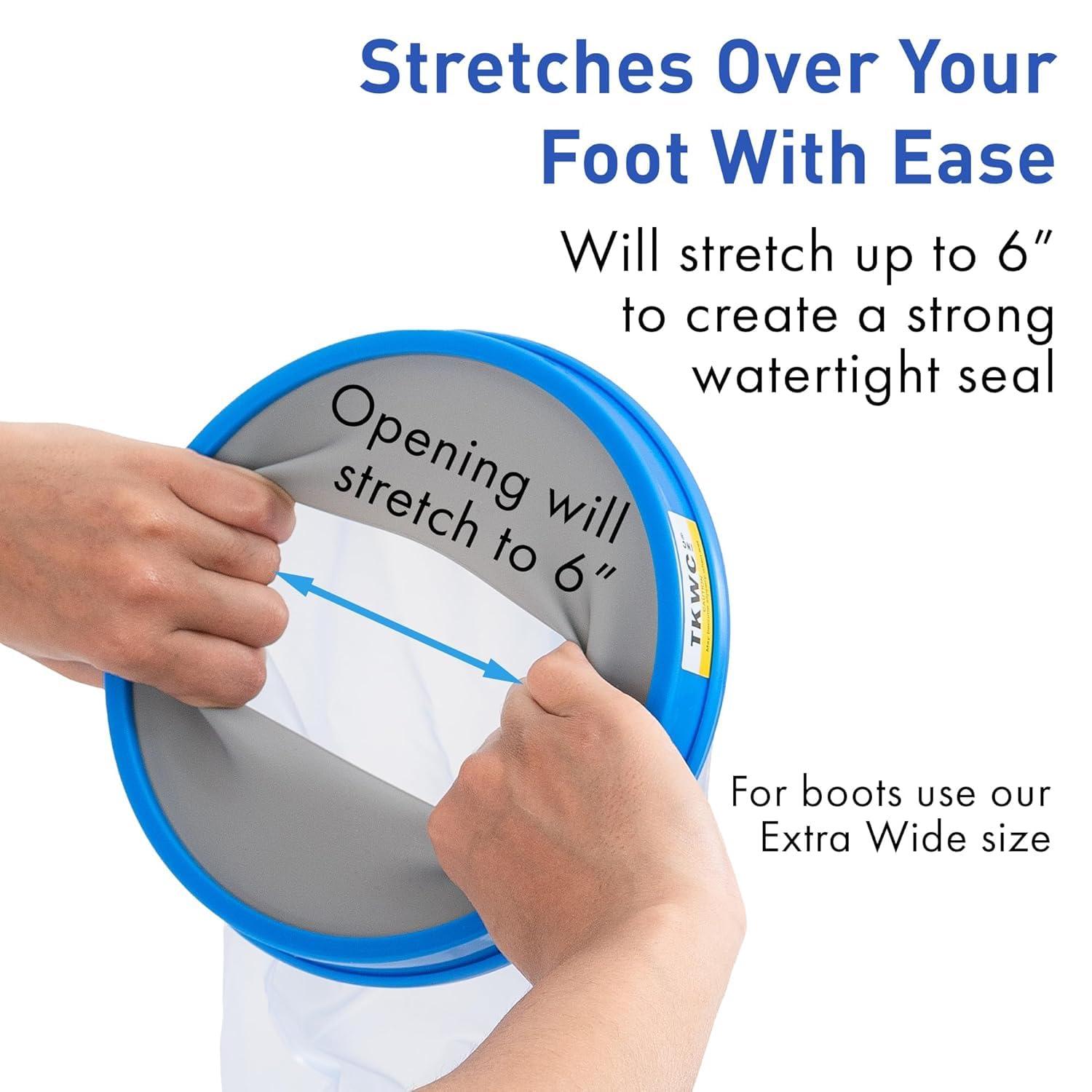 KARTUNBOX KARTUNBOX Waterproof Leg Cast Cover, For Shower and Bath, Keeps Plaster Cast, Reusable Adults Protector For Broken Knees, Ankle Wound, Burns