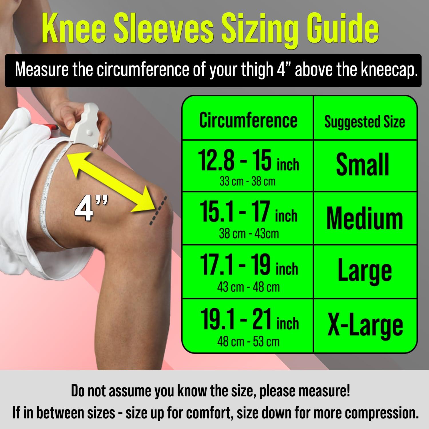 BLITZU BLITZU Flex Plus Compression Knee Brace Men and Women for Joint Pain, ACL MCL Arthritis Relief Meniscus Tear Support for Running Gym Workout Recovery Sleeves Strap Patella 7mm 5mm Neoprene Pad