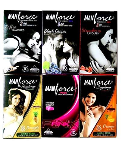 Manforce Manforce Honeymoon Extra Dotted Condom Pack, 10 Pieces Packet (4)