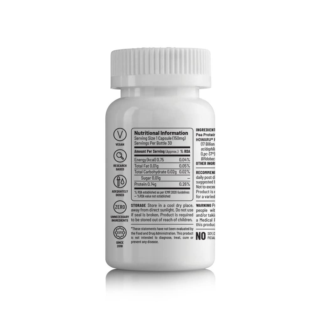 Unived Unived Flora-17™ | Vegan Probiotics with 17 Billion Active Multi-Strain Cultures per Capsule | Digestive, Immune, and Gut Health | for Athletes & Active Individuals | One Month Supply