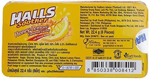 HALLS Halls Honey Lemon Yellow Candy, 22.4g