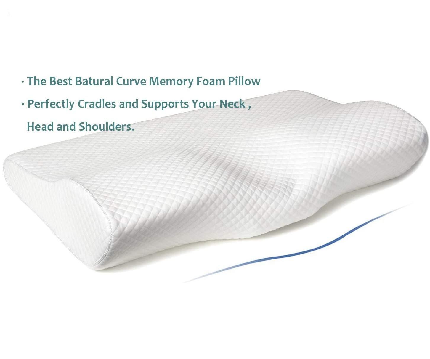 Orthowala Orthowala Cervical Pillow Neck Support Useful for Redcution of Pain Due to Cervical Spondylosis Or Back Pain, Neck Sprains/Stiff Neck and Snoring Induced Apnea (Pack of 1)