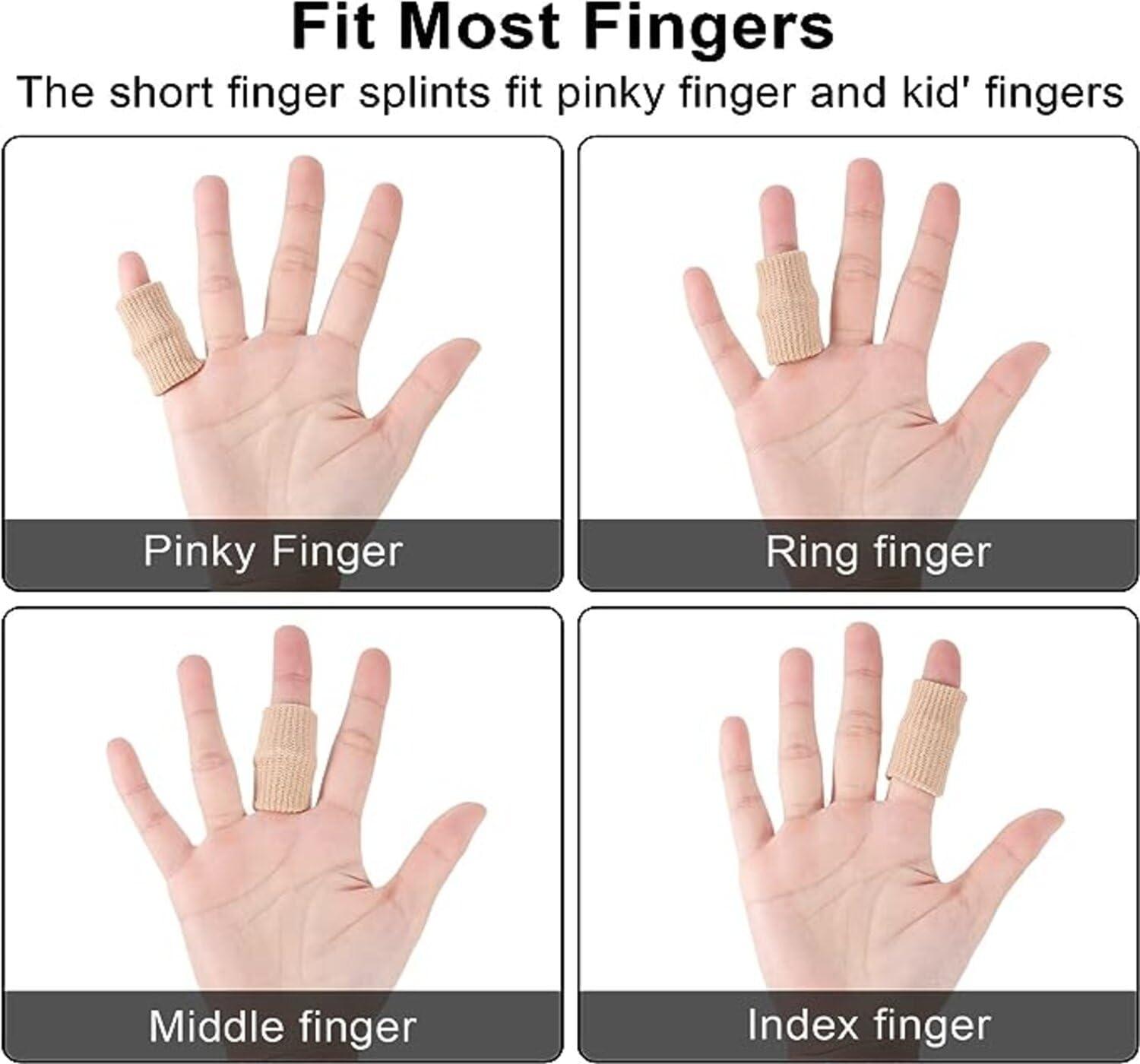 INSIME INSIME Finger protector for cricket, volleyball | Finger tape for cricket fielding finger cover bandage | Finger support for pain relief basketball volleyball finger protection | (Pack of 10) (Light Brown)