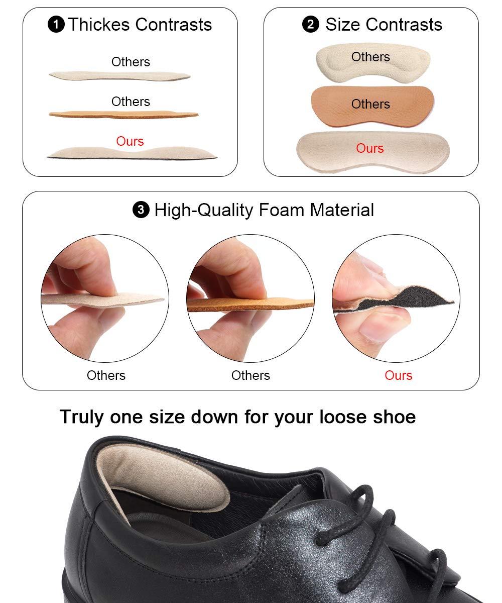 Dr Foot Dr.Foot Heel Grips Liner Insert For Shoes Too Big, Shoe Inserts Liners For Loose Shoes, Preventing Heel Slipping, Rubbing, Non-Slip (Beige)
