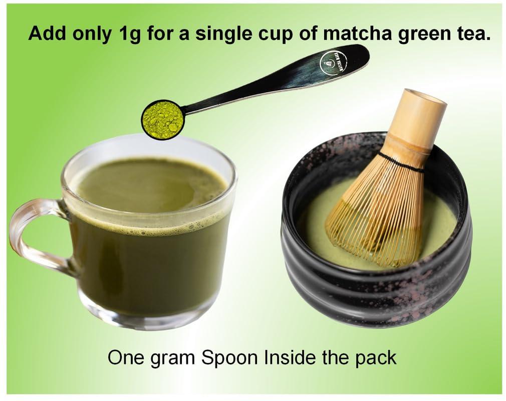Dophie Dophie Matcha Green Tea Powder with Amla Powder 100g [PACK-3] Culinary Grade - Powerful antioxidants and benefits from Amla and Matcha green tea Powder.