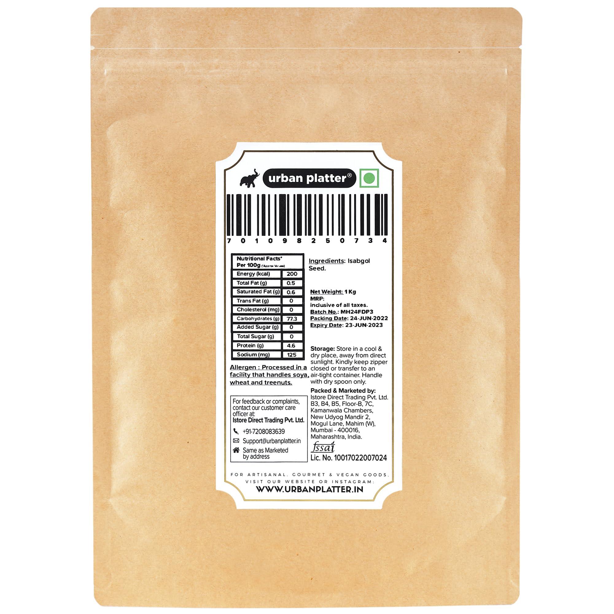 urban platter Urban Platter Isabgol Seeds (Psyllium), 1Kg