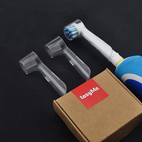 LazyMe Toothbrush Cover for Oral-b Electric Toothbrush, Electric Toothbrush Replacement Heads Cover for Travel Toothbrushes, Brush Protection Cover for Home (8 Pcs)