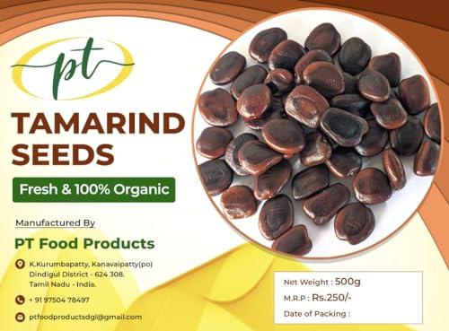 PT Food products PT Tamarind Seeds - New Fresh and Damage checked Seeds | First Quality | - (500 grams)