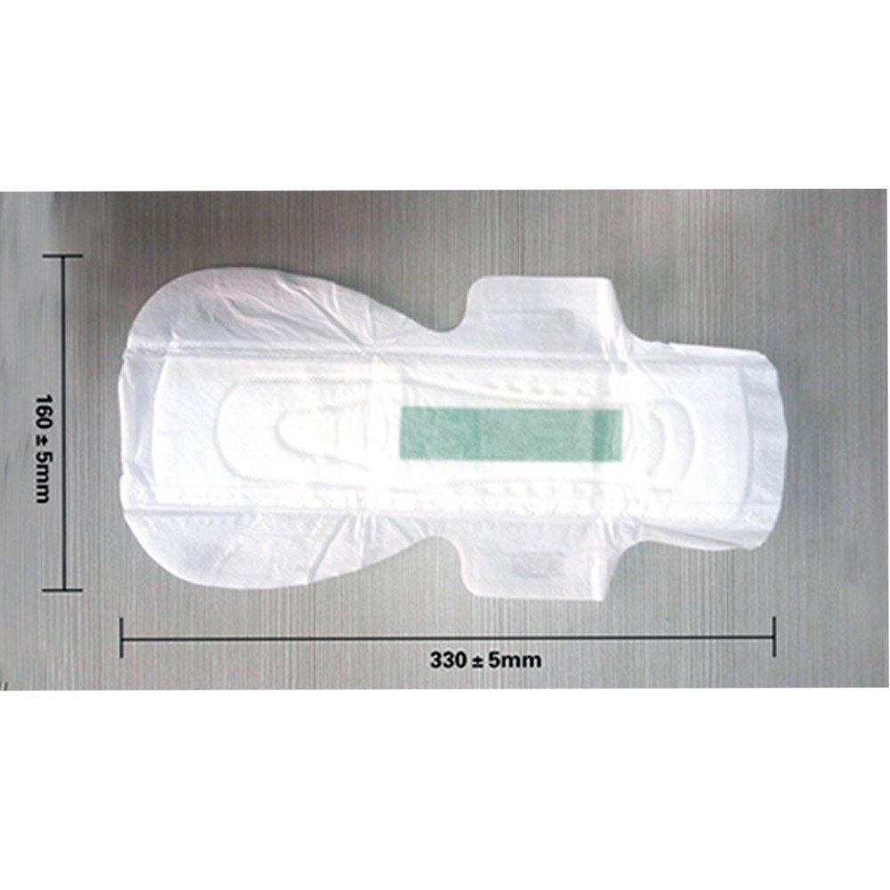 SHUYA SHUYA Super Long Overnight Maxi Pads for Woman with Wings, Patented Negative ion Strip,Super Absorbency for Heavy Flow, Scented 16CountPack of 2