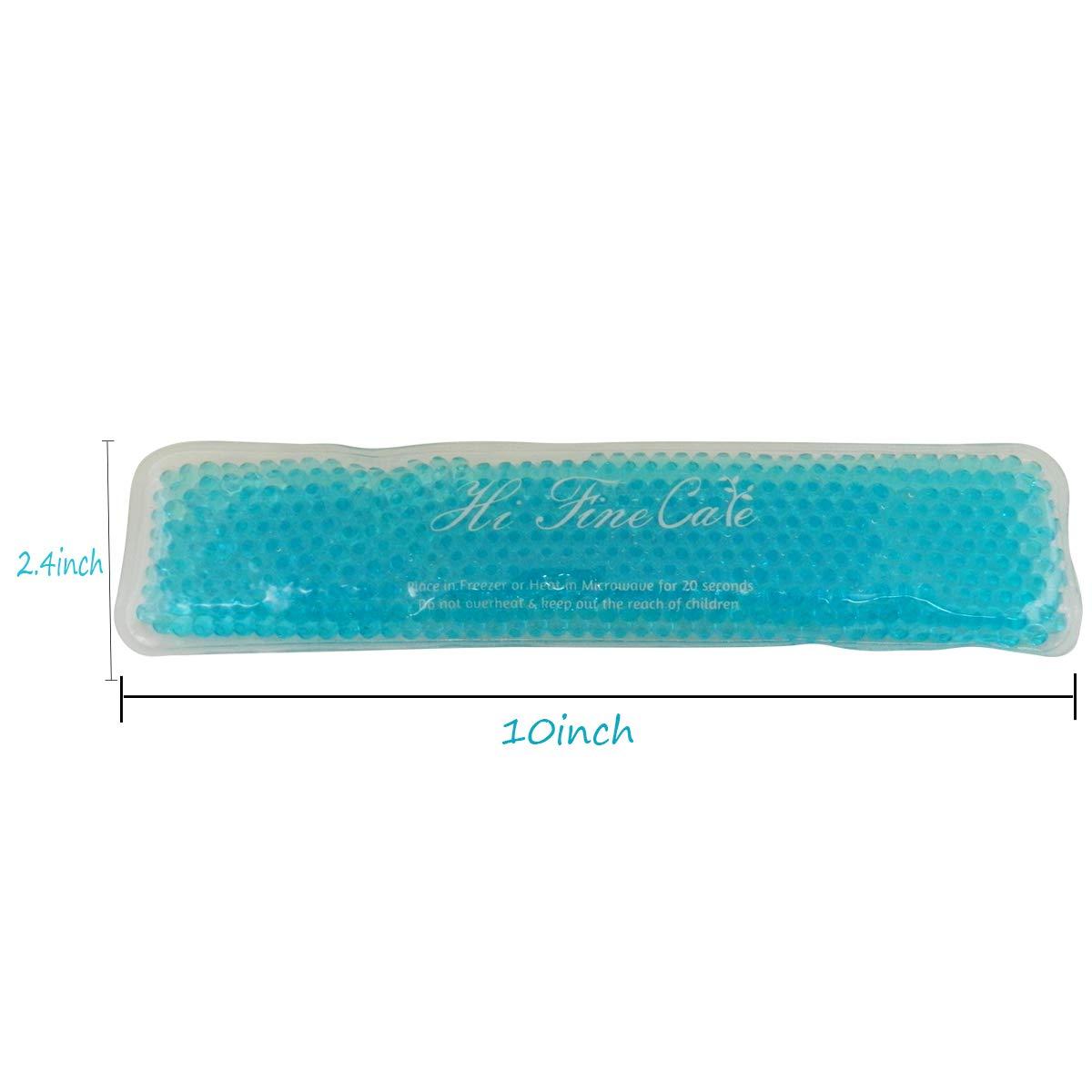 HI FINE CARE Reusable Perineal Cooling Pad for Postpartum & Hemorrhoid Pain Relief, Hot & Cold Packs for Women After Pregnancy and Delivery, 2 Ice Pack and 3 Cover (Blue)