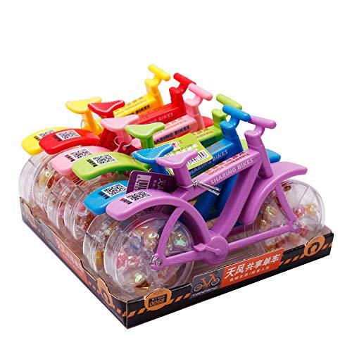 NOTTACIA NOTTACIA Tianfeng Sharing Bicycle Funny Snack Food Toy Candy For Children Jelly Bean Candy Sweets Toys Bike 55Gm (1 Bike), Strawberry