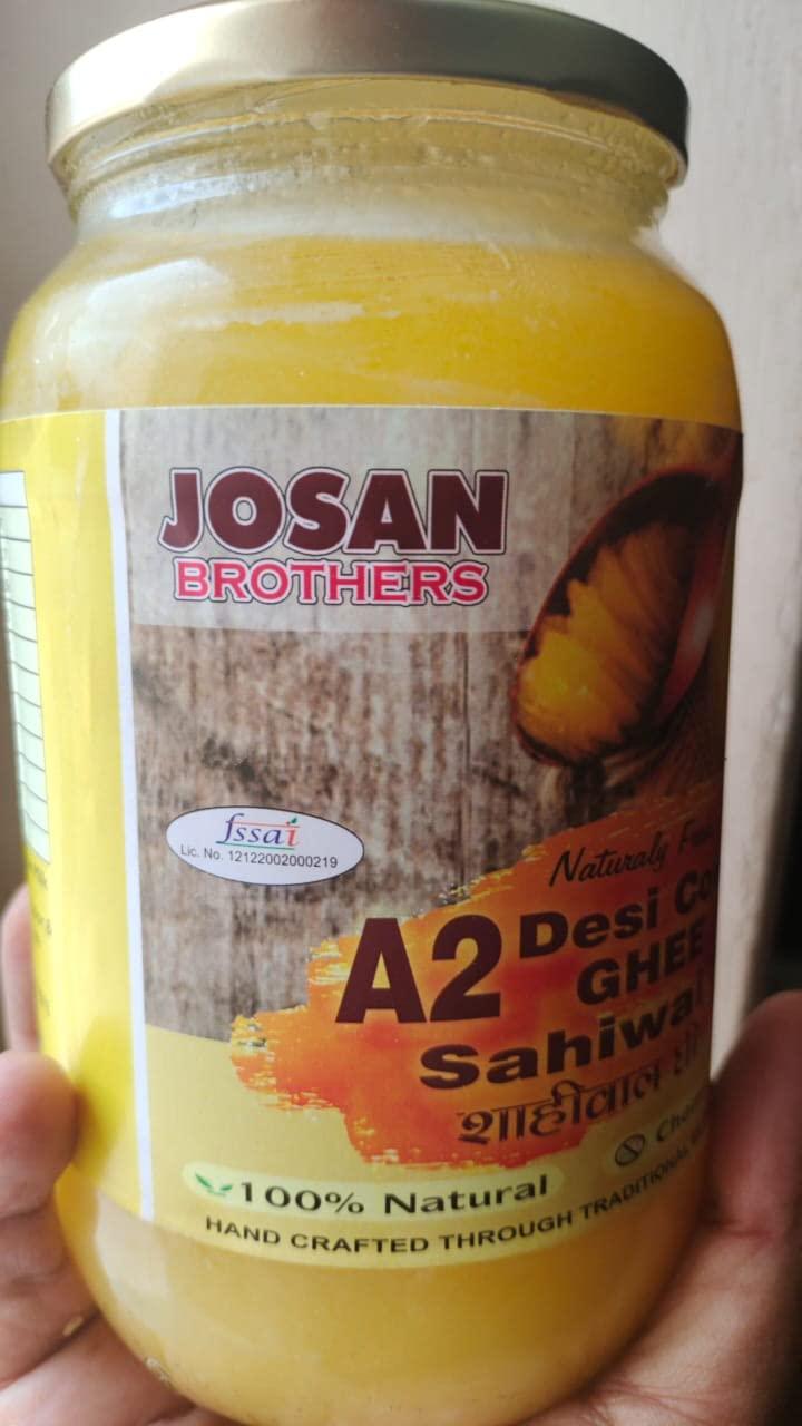 Josan Brothers Josan Brothers Organic Farm A2 Desi Cow Ghee Bilona method | Sahiwal Cow Milk Handmade Desi Ghee