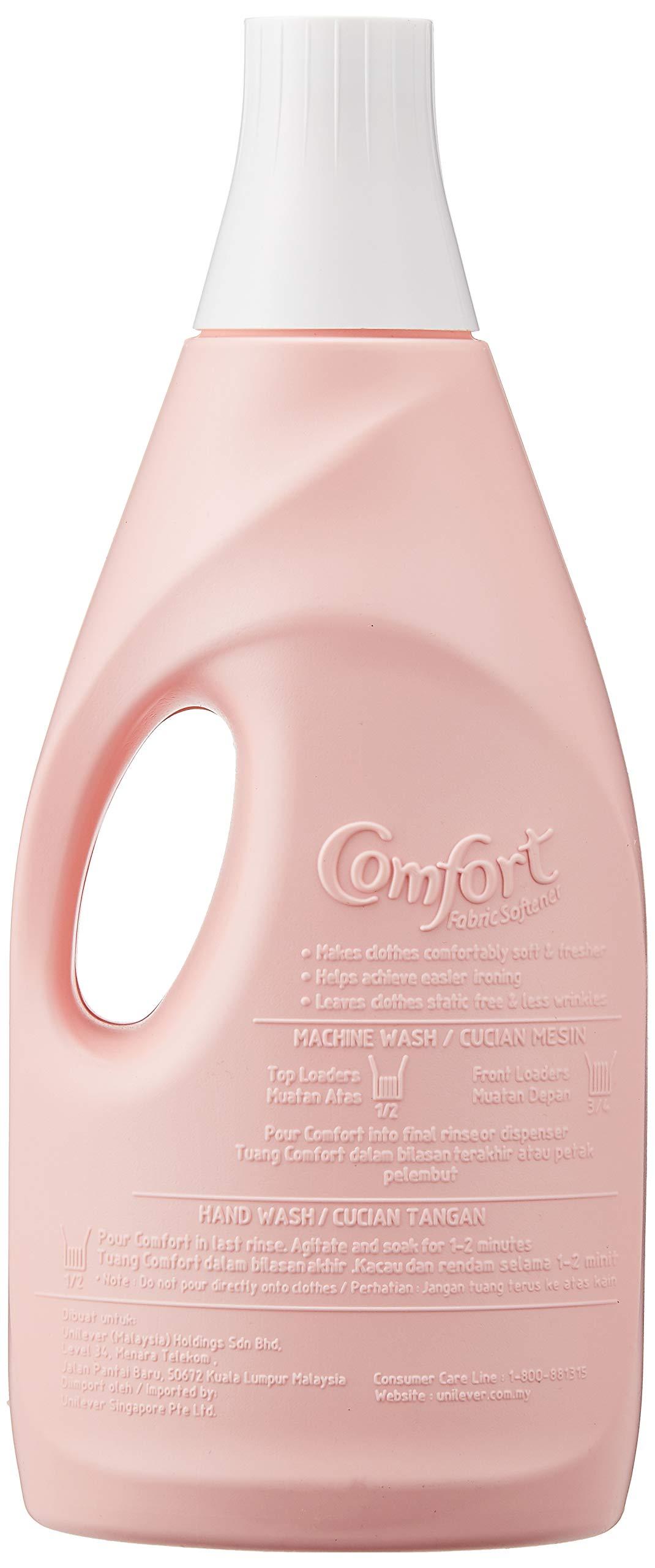 Comfort Comfort Fabric Softener Conditioner Kiss of Flowers with Rose Fresh, 67.63 fl oz 2 L