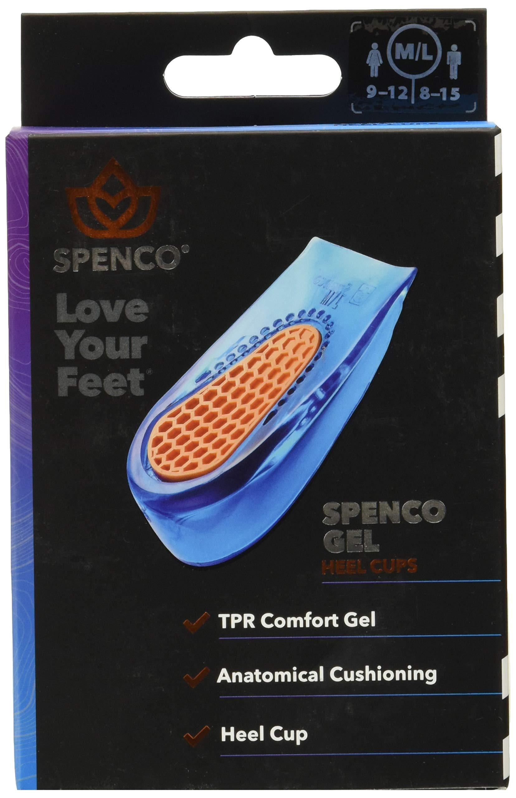 Spenco Spenco Gel Heel Cups Med/Lrg 1 Pair