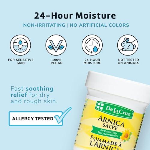De La Cruz SUPER MUSCLE PAIN RELIEF ARNICA SALVE - POMADA DE ARNICA DOLOR MUSCULAR