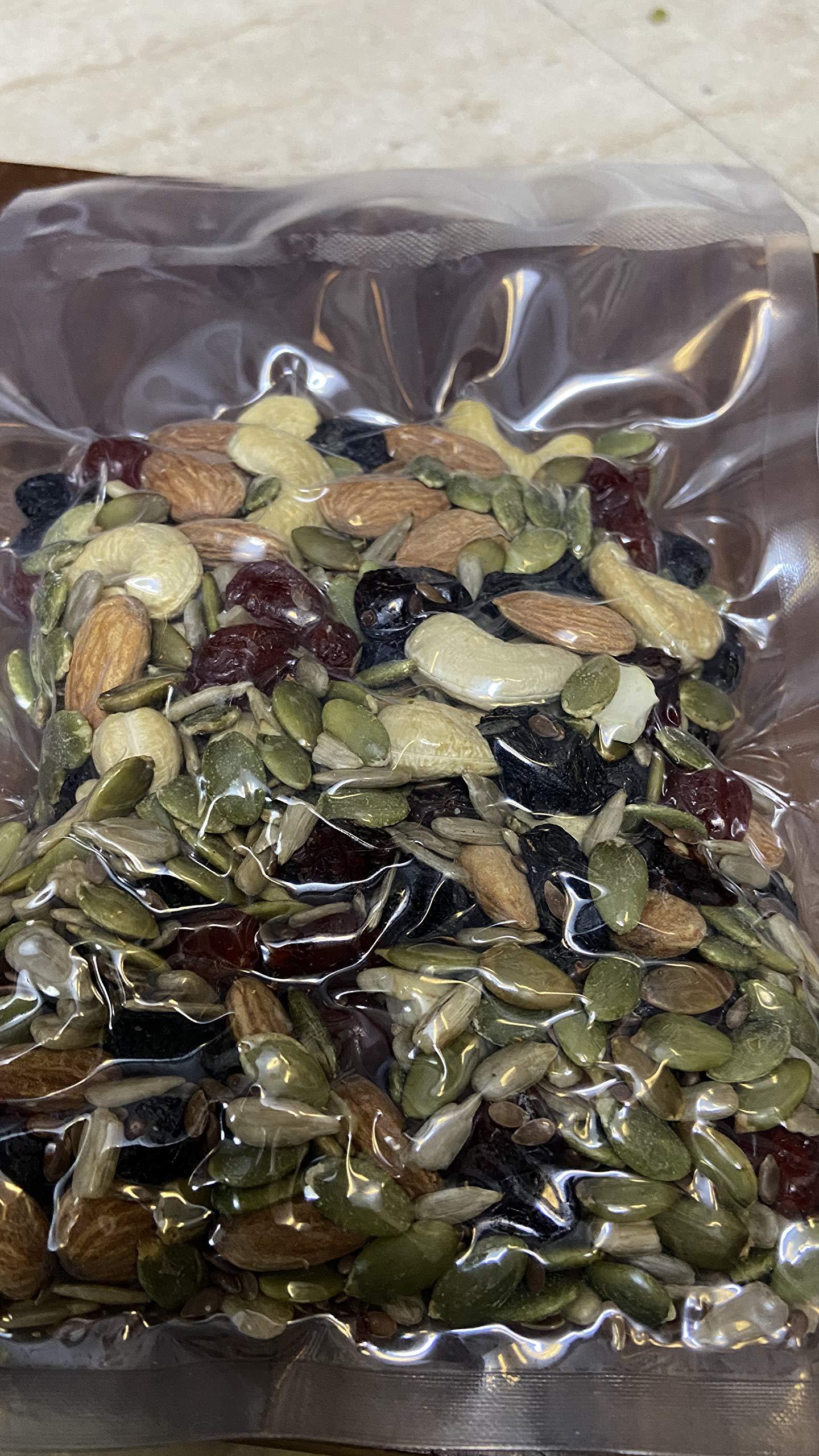 NUTMART NUTMART Premium Trail Mix || Energy Mix || Immunity Booster || Breakfast Mixture || Almonds,Cashews,Pumpkin Seeds,Sunflower Seeds,Flax Seeds,Cranberries,RED Berry || 1 KG