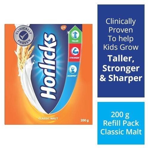 Horlicks Horlicks Health and Nutrition drink - 200 g refill pack (Classic Malt)