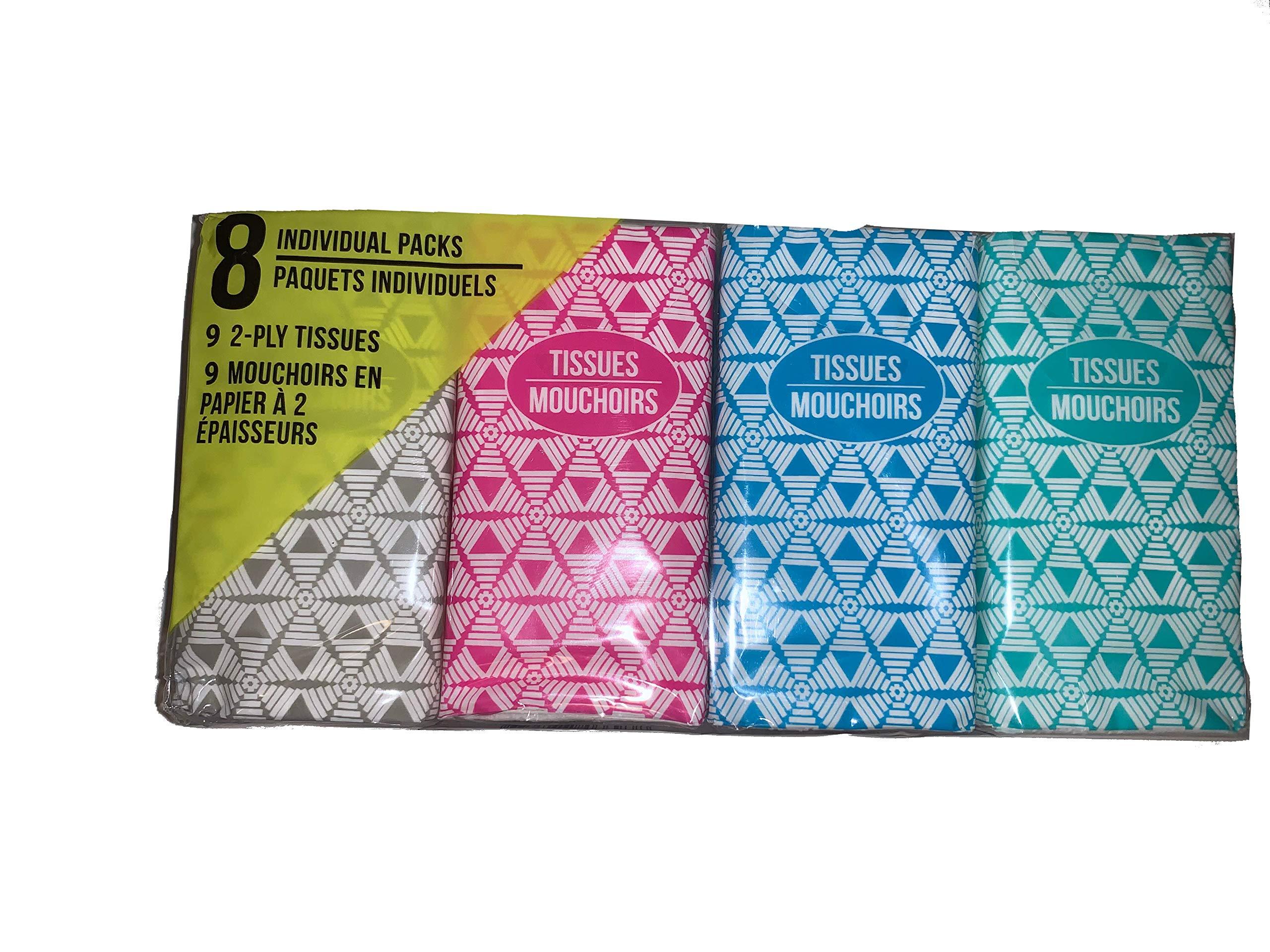 Greenbrier Greenbrier Facial Tissues, 2-ply, 8 individual pocket packs