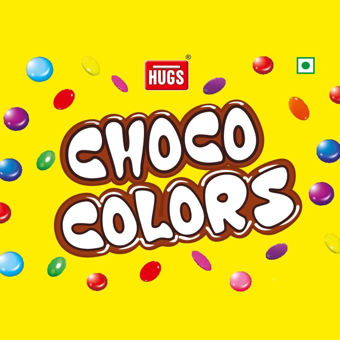HUGS Hugs Choco Colors - Chocolate Gems, Chocolate Munchies (450 gm)