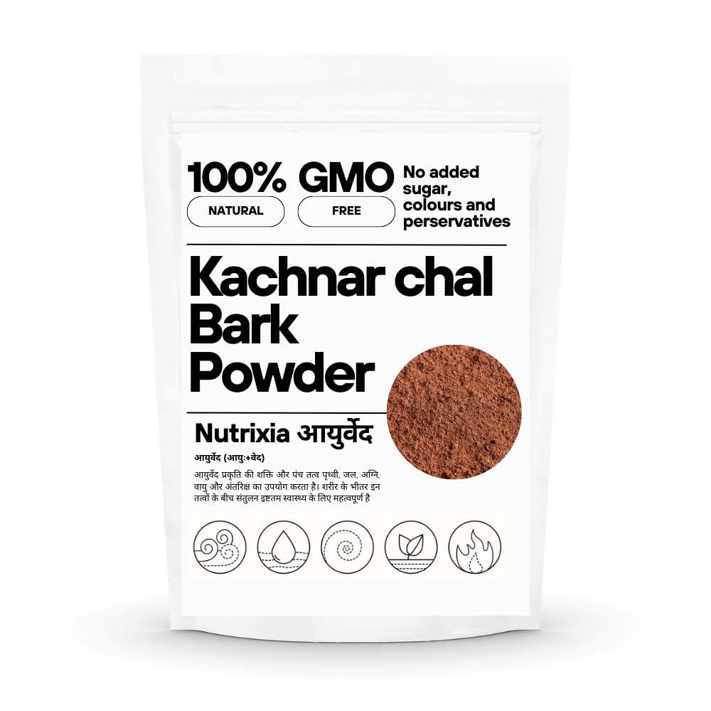 Nutrixia Food Kachnar Chhal Powder Kachnar Bark Powder-Kachnaar Chaal-Kanchnar Chhal Churna-Bauhinia Variegata (350 Gms)