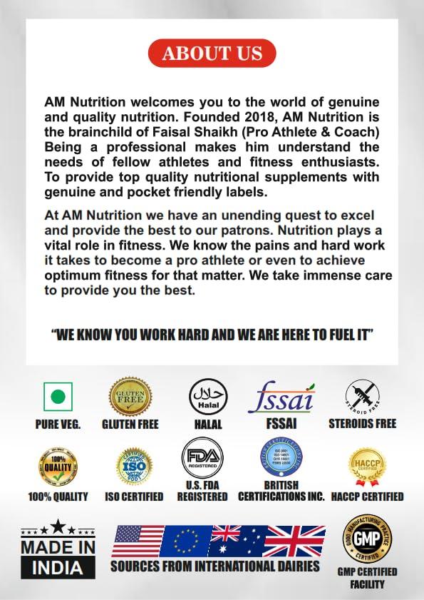 AM NUTRITION AM NUTRITION L-Carnitine 3000mg With Vitamin B5 | Zero Sugar, Zero Carb | Helps Convert Fat Into Energy | Pre & Post Workout Supplement For Men & Women- 450 Ml (30 Servings) (Blueberry)