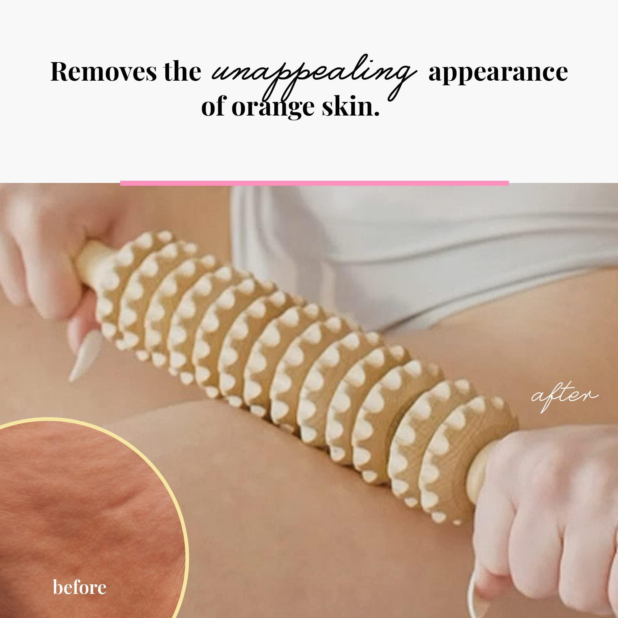 tuuli Tuuli Accessories Anti Cellulite Massage Roller Tool Massager Maderotherapy Wooden 15.7 inches