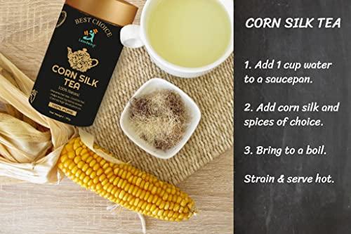 LEANBEING Leanbeing- Corn Hair Tea (30g) for Kidney Stones/Liver Cleansing - Corn Silk Tea - Maize Hair Tea - Natural- (30 g) |Supports Urinary Tract Health