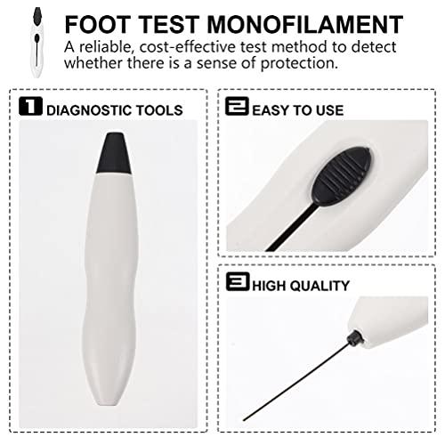 FOMIYES FOMIYES 4 Sets Diabetes Screening Monofilaments Diabetes Screening Pin Test Nerve Skin Monofilaments Pen Diabetic Foot Tool for Diabete Testing 10G