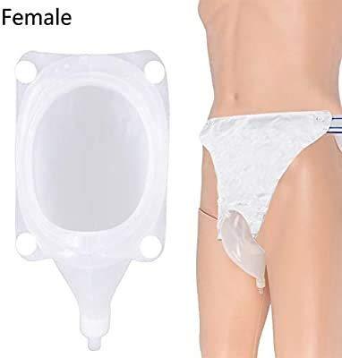 Vinayakart Vinyakart Women Urinary Drainage Bag, Urine bagUrine collector Drainage Bage for Women Wearable with Anti Reflux Valve for Female (2 x 1000 ml)