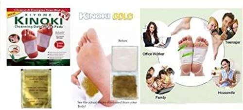 kiyome kinoki KIYOME KINOKI Detox Foot Pad-Adhesive Body and Foot Patch to Detox||Organic Natural ingredients in this foot pads Kit||Cleansing Detox Foot Pads Toxins Stress Relief||Pain Free Foot Pads for Release Body||improving Functions of vital organs||[PACK OF