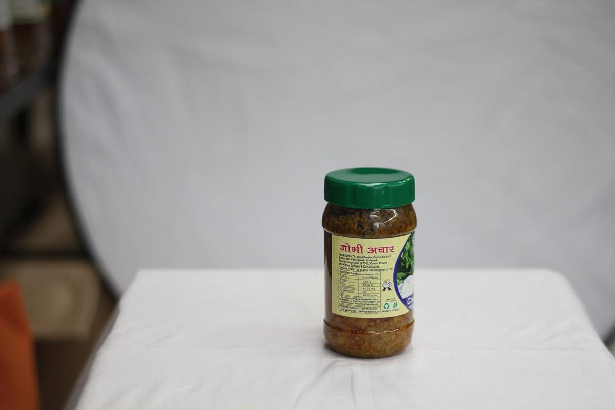 Shri Krishna Pickles Shri Krishna Pickles Cauliflower(Gobhi) Pickle, Gobhi Ka Achar, No Preservatives 100% Fresh, Homemade With Authentic Taste, Made With An Authentic Recipe 500gm