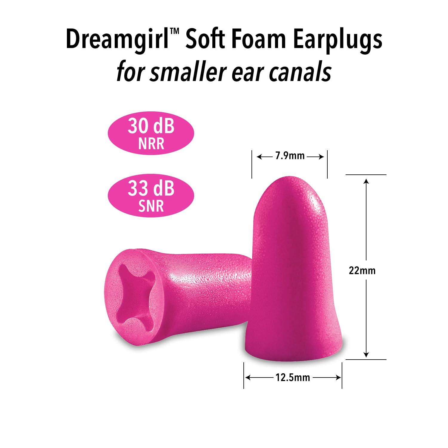 Mack's Mack's Ear Care Dreamgirl Soft Foam Earplugs, 50 Count