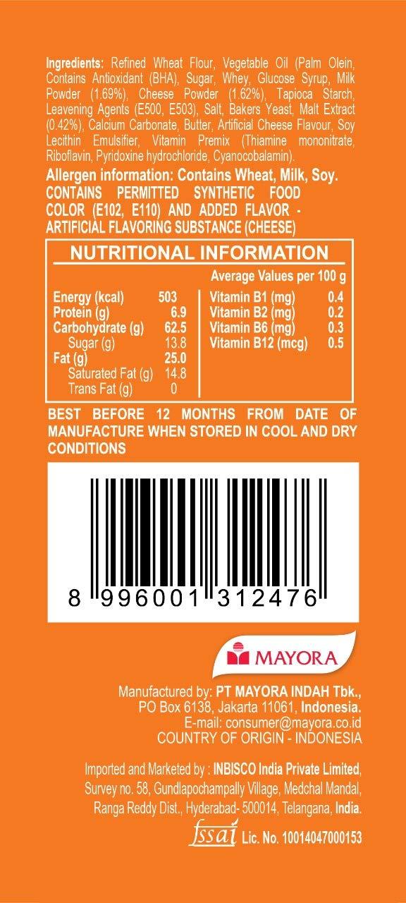 Malkist Malkist Cheese Crunchy Layered Crackers - Pack of 30