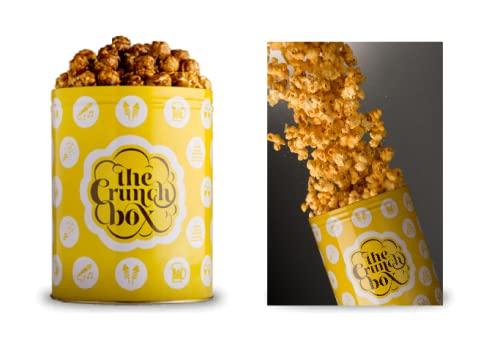 The Crunch Box The Crunch Box Combo Set 2 Large Tins Hot Caramel Crunch & Chunky Munky Cheese 600 Grams