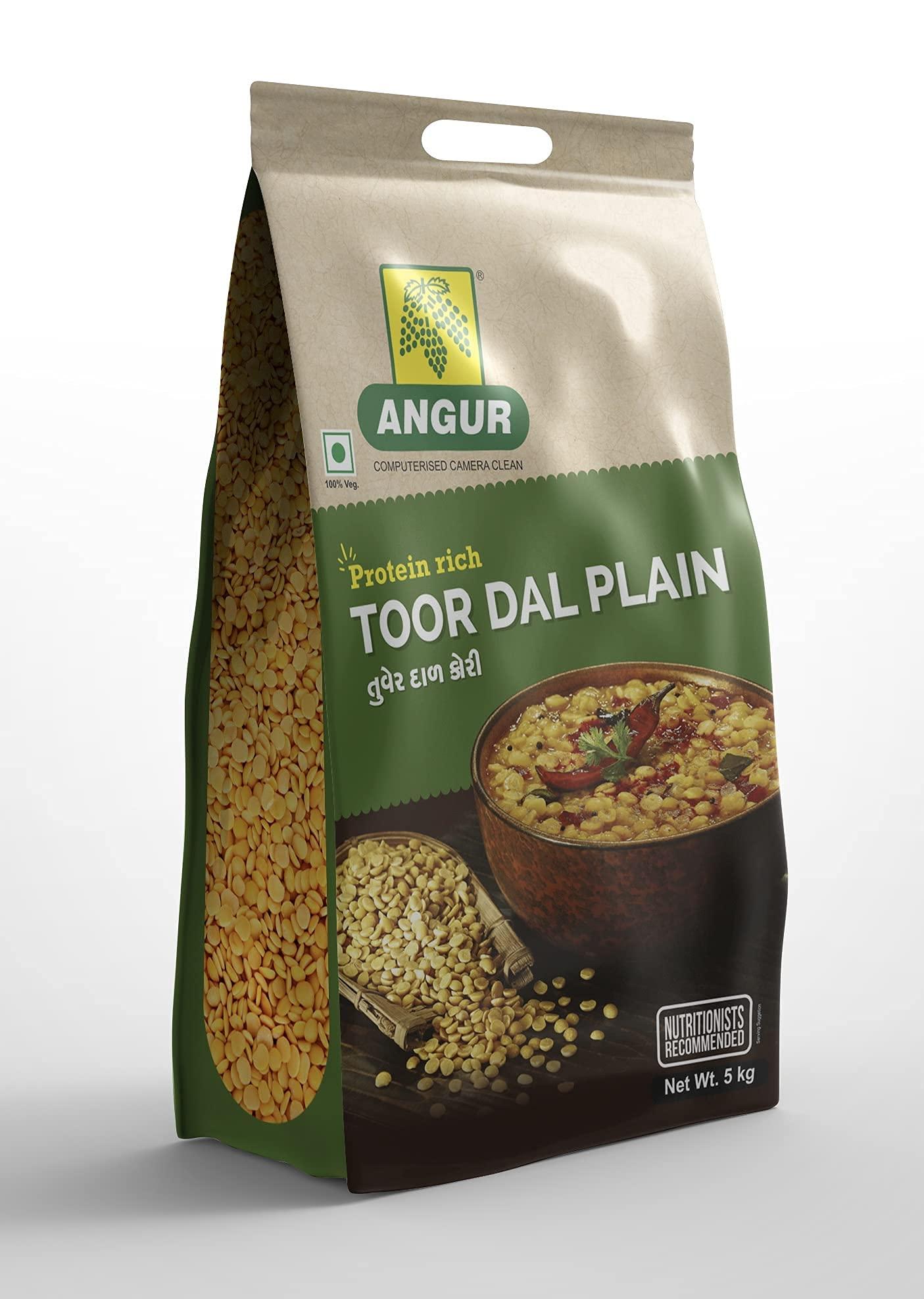 ANGUR Angur Toor Dal Plain - 5 Kg