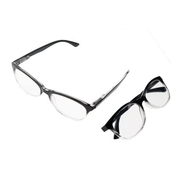 Petri One Power Reading Glasses for Men Women Multi Flex Focus Dial Vision Auto Adjust Glasses From .5X to 2.5X For Small Print (Round), Round, One Size