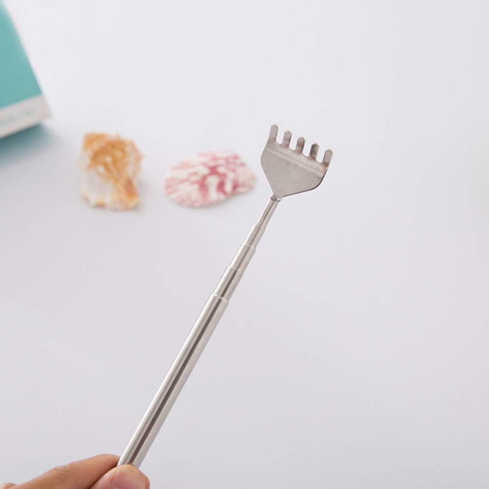 FABOBJECTS FABOBJECTS 5pcs Guy Gift Stainless Steel Back Scratcher Scratching Stick Back Scratchers for Adults Extendable Mens Gift Back Scratching Tool Back Scratcher for Men Man Massage Stick Foldable