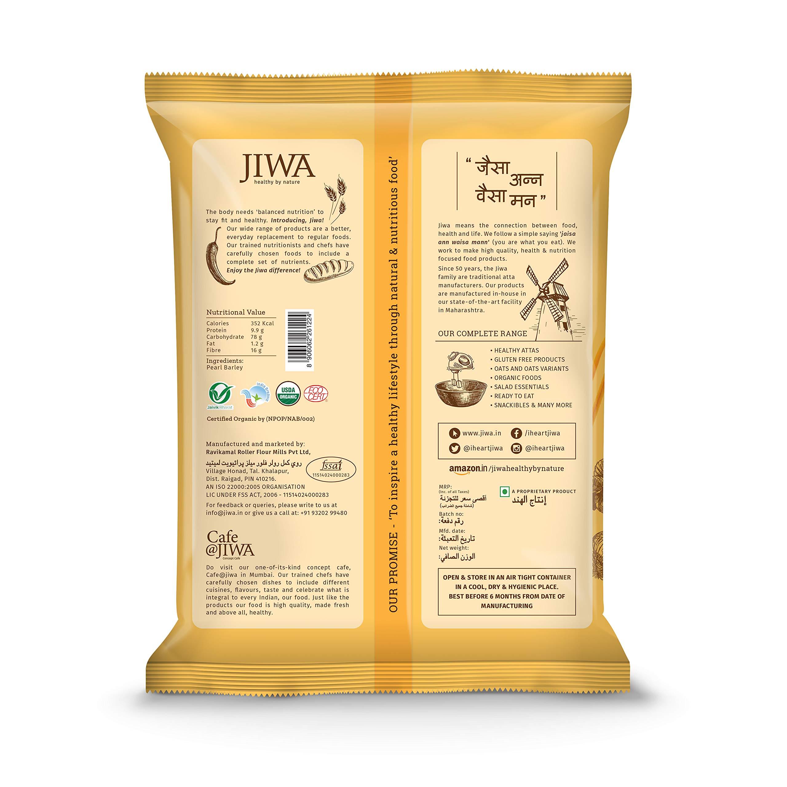 JIWA healthy by nature JIWA healthy by nature Organic Pearl Barley, 1 kg, Certified Organic & Organic Quinoa Flour, 900 g (Certified Organic & Gluten Free)