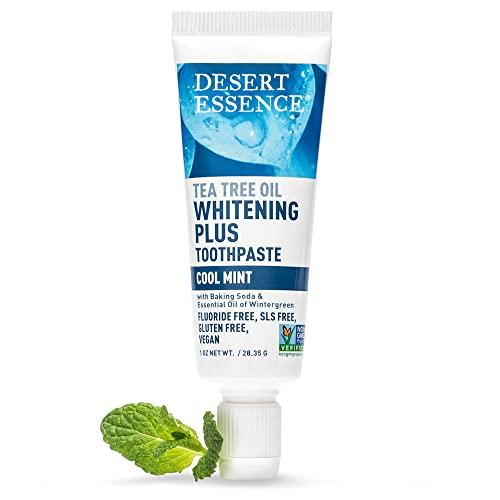 Desert Essence Tea Tree Oil Toothpaste - Whitening Plus Travel Size