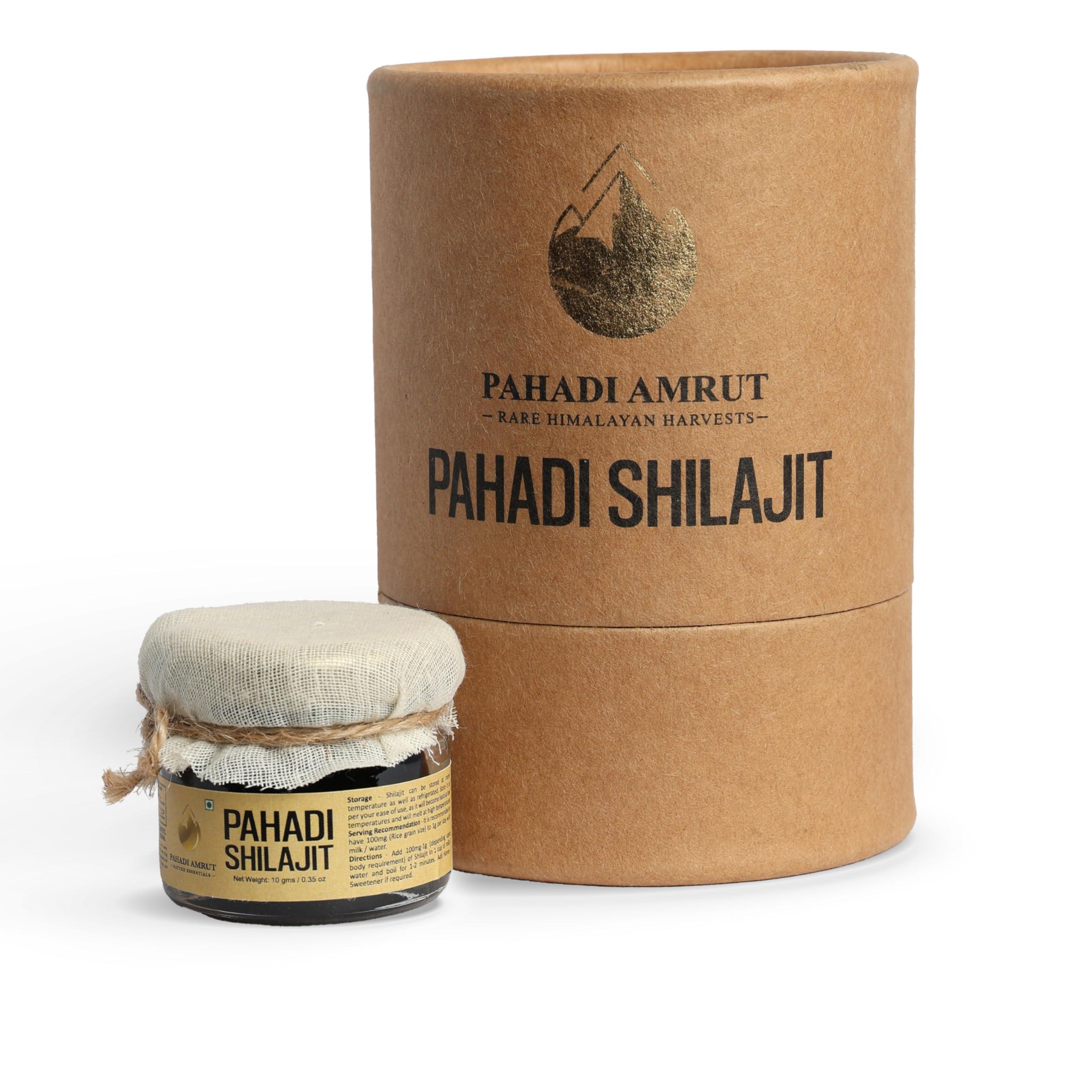 Pahadi Amrut Pahadi Amrut Shilajit | 100% Natural Himalayan Shilajit I Pure Shiliajit 10G Paste