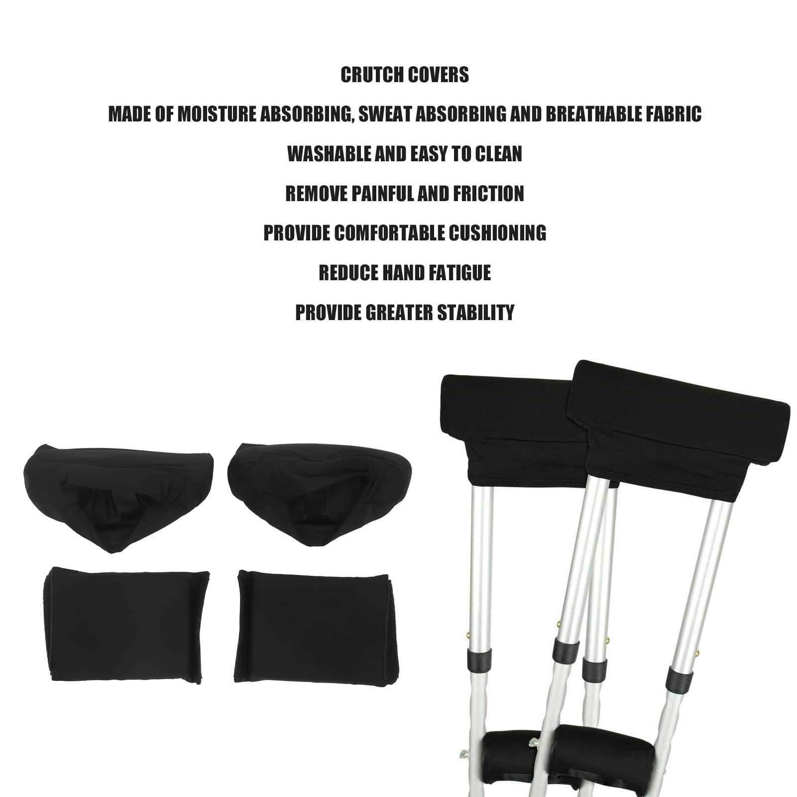 HAIBING Forearm Handle Pillow Covers, Hand Grip Covers Padding Reduce Hand Fatigue for Walking Stick for Injured Legs