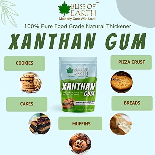 BLISS OF EARTH Bliss of Earth Xanthan Gum Powder 100% Pure Food Grade Natural Thickener Gluten Free, Keto Friendly, Vegan 453gm