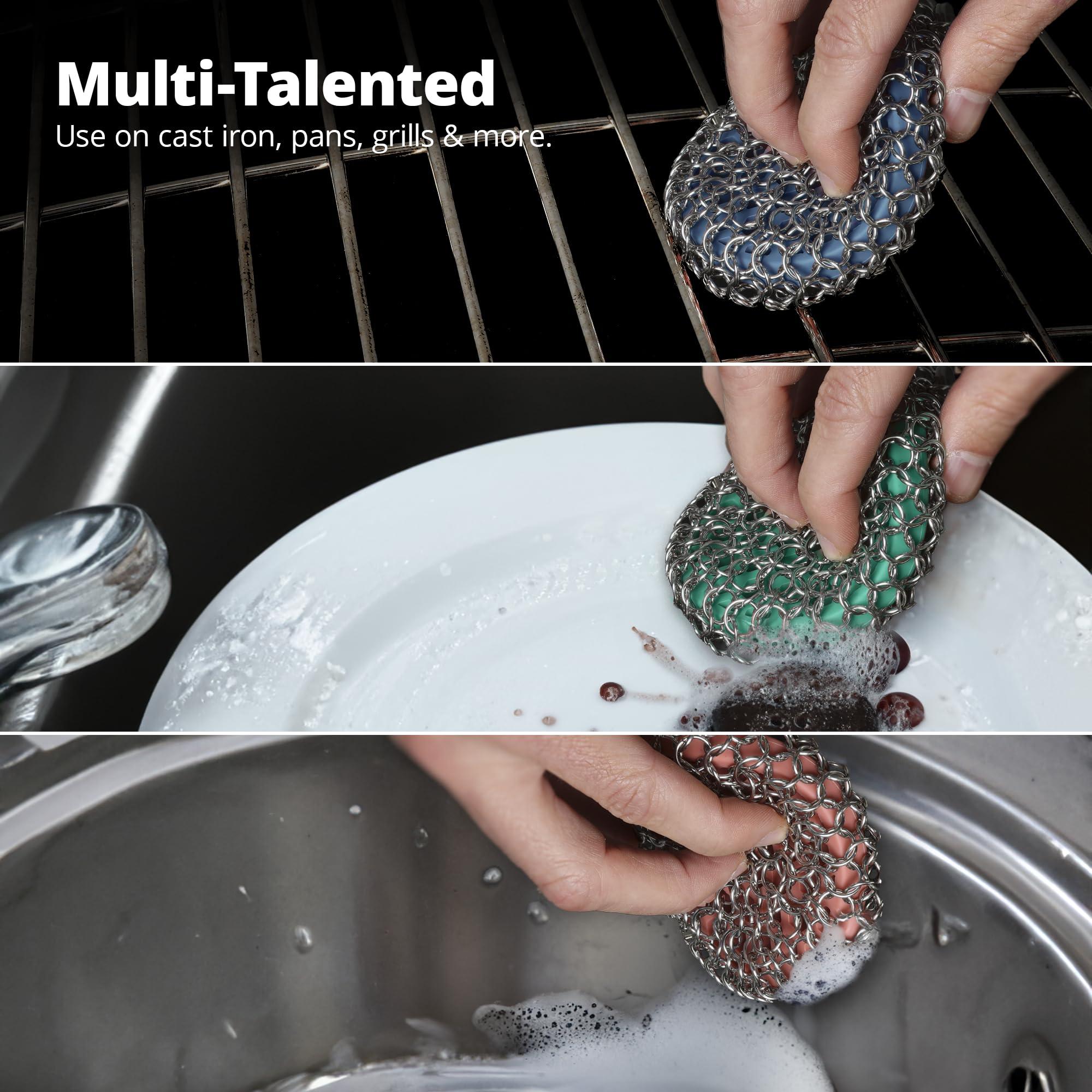 Greater Goods GreaterGoods Cast Iron Skillet 10 Inch (Cast Iron Scrubber)