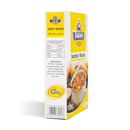 Ciba Taaza Spices Sambar (Sambhar) Masala Powder by Ciba Taaza Spices, 100gm