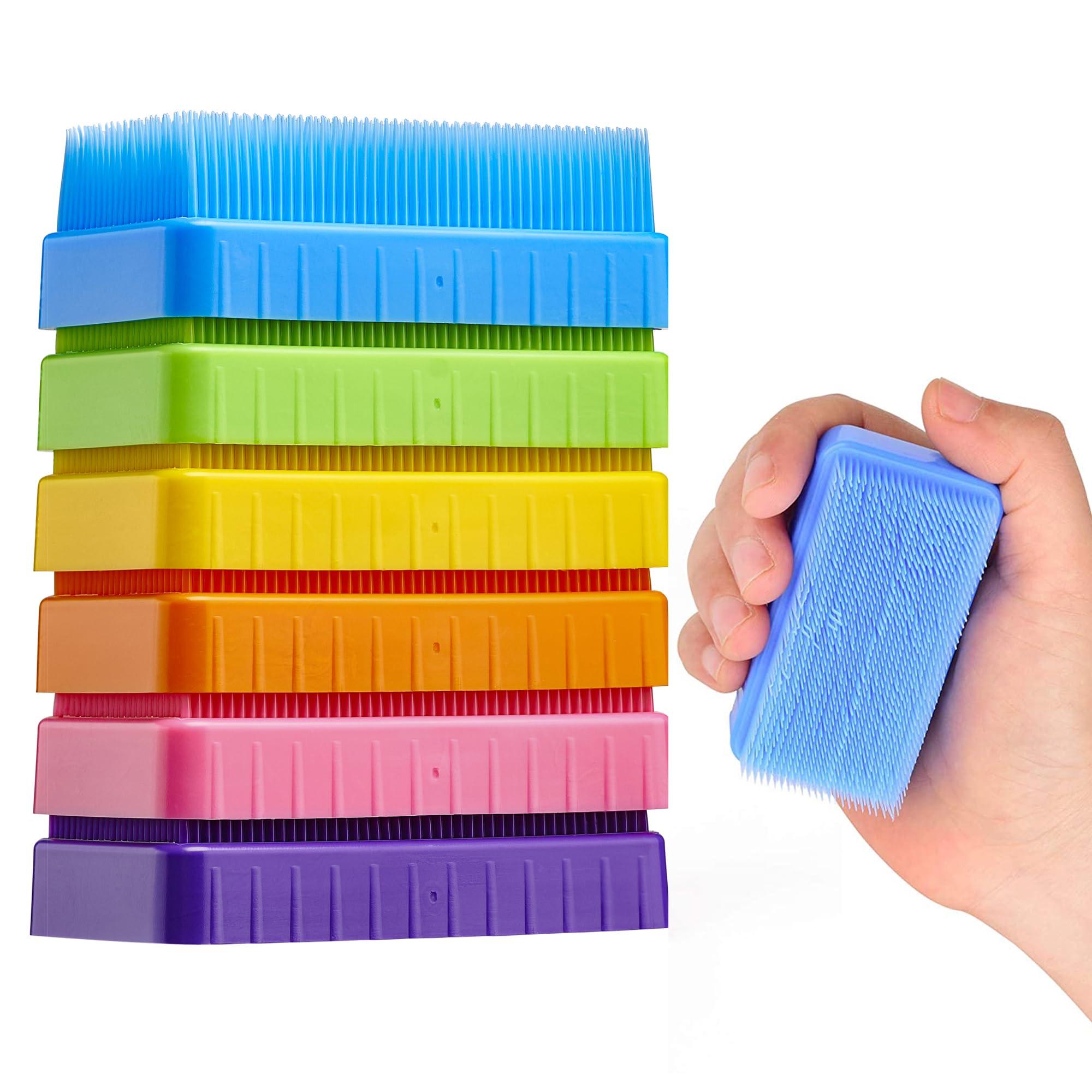 Special Supplies Special Supplies Therapressure Therapy Brush for Occupational and Sensory Brushing, 6 Pack, Stimulating and Calming Tools for Kids and Adults, Soft Flexible Bristles, Latex Free