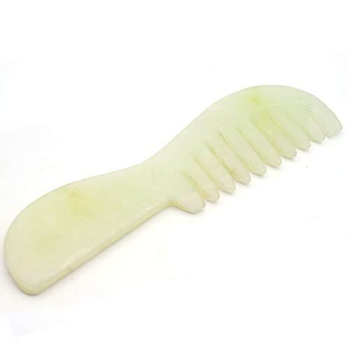 Envilife quality products ; BE GREEN | SHARE GREEN Jade Stone Massager Comb With Handle Spa Acupuncture Therapy Trigger Point Treatment For Skin Slimming Beauty Health Head