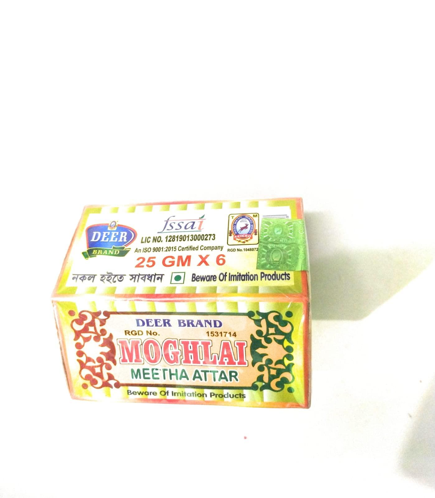 DEER BRAND MOGHLAI DEER BRAND MOGHLAI Meetha Attar (Mitha Sweet Attar) (200g(Pack of 8))