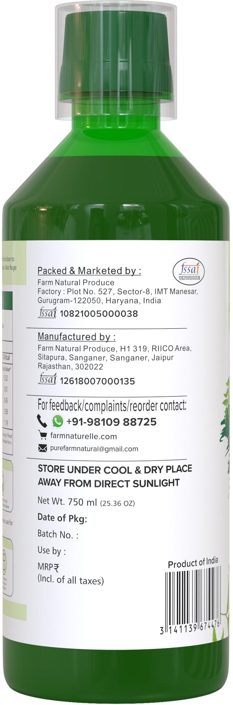 Farm Naturelle Farm Naturelle - Blood Cleanser 750ml | Purifies Blood and Detoxifies Body | Supports Healthy Skin | 15 Day\'s Pack